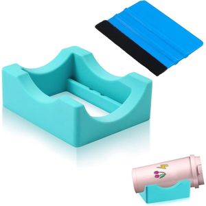 Siliconen bekerhouder voor handwerk - multifunctioneel - 1 stuk - groen