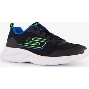 Skechers Dynamatic kinder sneakers zwart groen - Maat 33 - Uitneembare zool