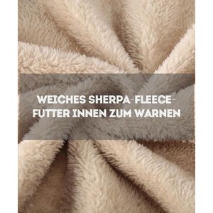 Heren jas flanel bont gevoerd knoop warm houthakker fleece gewatteerde lange mouw casual