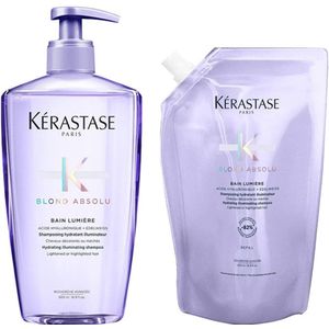 Kerastase Blond Absolu Bain Lumière 500ml + Refill 500ml