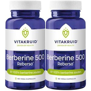 Vitakruid Berberine 500 Rebersa - 2 x 60 vegacapsules - Voordeelverpakking