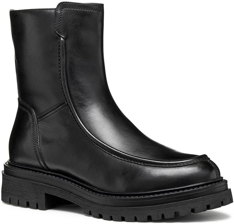 Geox - Iridea - Enkellaarsjes - Zwart