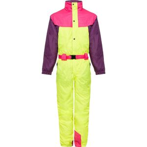Funky Alps Skipak Vintage / Vintage Onesie Skipak / Wintersport / Apres-ski / Flourescerend / Neon