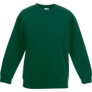 Fruit Of The Loom Kinder Unisex Premium 70/30 Sweatshirt (Bottle Groen)