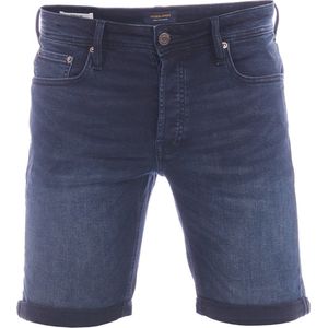 Jack & Jones Heren Short Broeken JJIRICK regular/straight Fit Blauw Volwassenen Korte Jeans Broek Bermuda