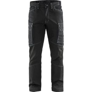 Blaklader BlÕklõder Service Werkbroek denim stretch zwart - maat C50