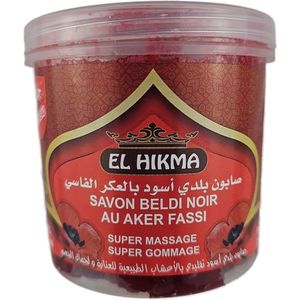 Marokkaanse Zwarte Zeep Beldi met AKER FASSI | 100% Natuurlijk & Puur
