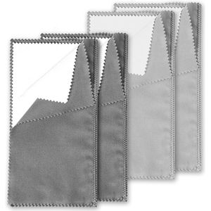 Zilver Poetsdoek 20x20cm - Dubbelzijdige Sieraden Poetsdoeken - Meerlaagse Sieraden Poetsdoeken voor Zilver Goud Platina - Schoonmaakaccessoires - Sieraden Onderhoud