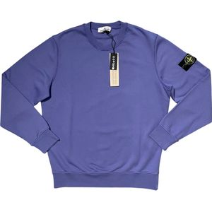 Crew Neck Sweatshirt Long Sleeves - Lilac Sweaters