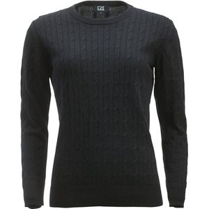 Cutter & Buck Blakely Knitted Sweater Dames Zwart maat XS