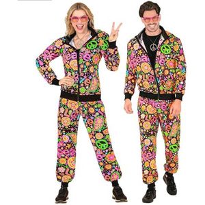 Neon Hippie Trainingspak voor Carnaval en Themafeesten