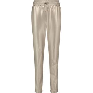 NUKUS Paris Pants Pu Broeken Dames - Antraciet - Maat XXL