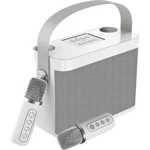 Karaoke Set Voor Volwassenen - Karaoke Set - Karaoke Set Met 2 Microfoons - Karaoke Set Met Draadloze Microfoon - Karaoke Set Draadloos
