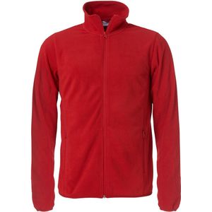 Clique Basic Micro Fleece Jacket Rood maat 3XL