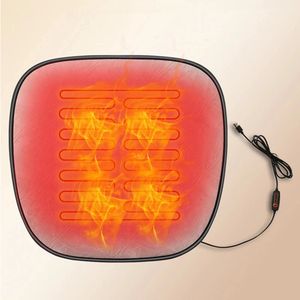 Oplaadbaar USB Verwarmd Zitkussen – Snelle Verwarming Stoelverwarmingskussen, Elektrisch Verwarmd Zitkussen, Auto Stoel Verwarming, Thuis & Office Comfort