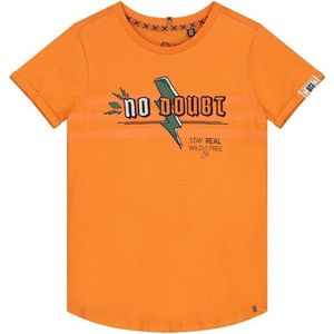 Quapi T-shirt Aiden manderin orange - maat 98/104