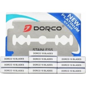 Dorco Platinum Double Edge Mesjes - Roestvrij Staal - 100 stuks - Scheermesjes