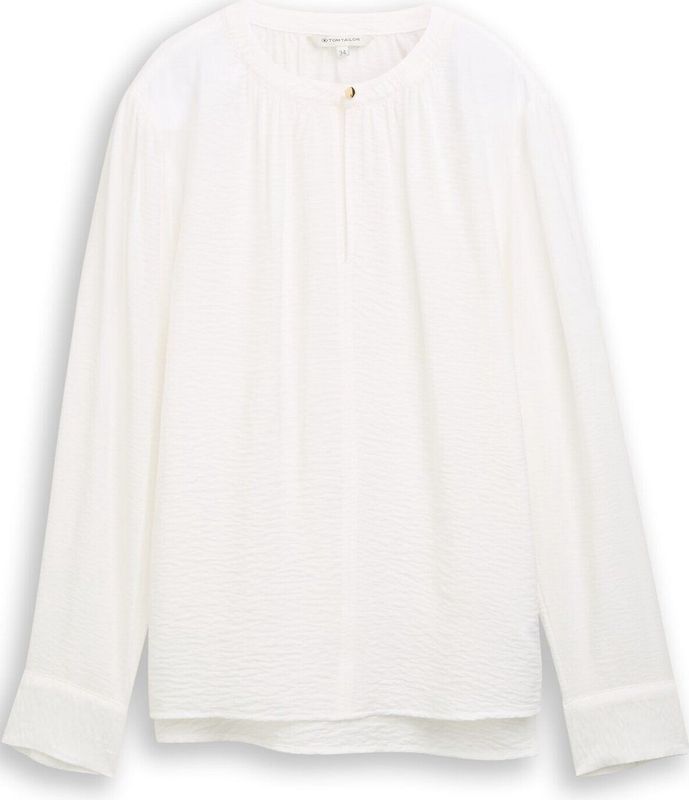Tom Tailor Crinkle blouse met ruches