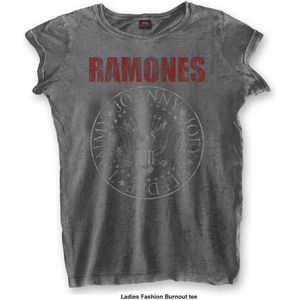 Ramones - Presidential Seal Dames T-shirt - M - Grijs