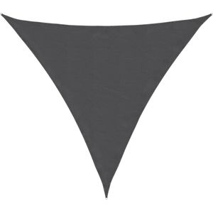 vidaXL - Zonnescherm - driehoekig - 4x4x4 - m - oxford - stof - antracietkleurig