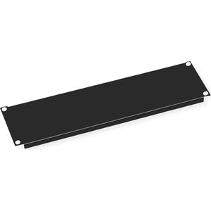 Value - 19" Blindplaat - Zwart - Metaal - 3HE