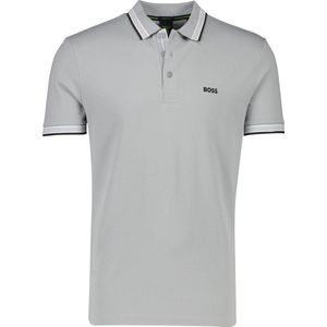 Hugo Boss poloshirt korte mouw grijs