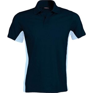 Kariban Heren Poloshirt met korte mouwen (Dual Colour) (Marine/Sky)