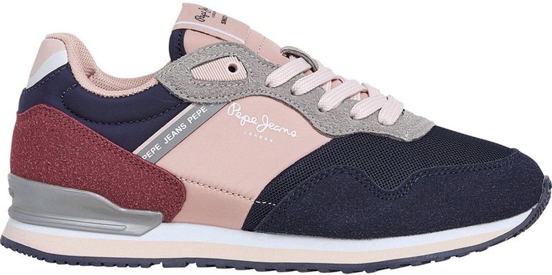 Pepe Jeans - PGS400007 - Hardloopschoenen - Veelkleurig - Plat - Vetersluiting - Casual