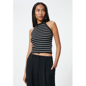 Halterkraag Mouwloos Tanktop