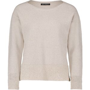 Betty Barclay - Trui - Crème - Effen - Lange Mouw