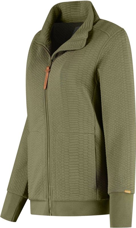MGO Rosy Dames - Outdoorvest - Fleece - Sweat - Groen