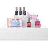 Pink Gellac - Dashing Glaze - Gellak Starterspakket - Rode Kleur - Manicure Set met LED UV Nagellamp