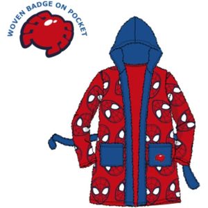 Spider-man Badjas Rood Fleece Maat 104