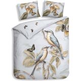 Dekbedovertrek - Grijs - Katoen - 240 x 220 cm