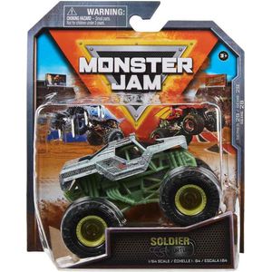 Hot Wheels Monster Jam truck Soldier Fortune - monstertruck 9 cm schaal 1:64