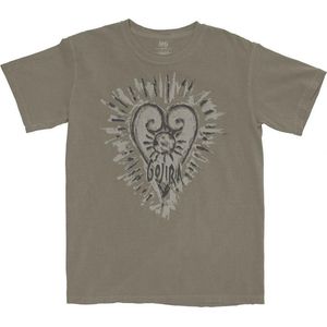 Gojira - Fortitude Heart Heren T-shirt - S - Grijs
