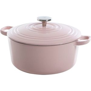 BK Bourgogne braadpan Ø 28 cm - roze - gietijzer - inductie