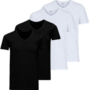 Jack & Jones Heren onder t-shirts 4 pack Jacbasic