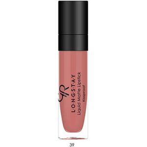 Golden Rose - Longstay Liquid Matte Lipstick - 39 - Oudroze - Kissproof