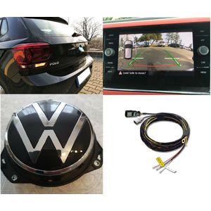 Volkswagen Polo 6 AW vanaf 2018 2019 2020 2021 Achteruitrijcamera Camera Set Tsi Tdi Gti Dsg