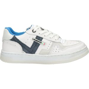Vingino Javi jongens sneaker - Blauw wit - Maat 29