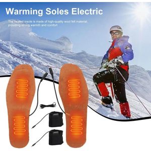 Oplaadbare USB Elektrische Verwarmde Inlegzolen - Thermische Voetwarmers - Maat 36-39