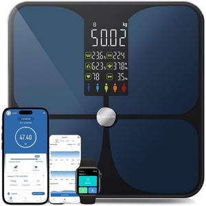 Digitale Lichaamsvetweegschaal met BMI-analyse en App-synchronisatie