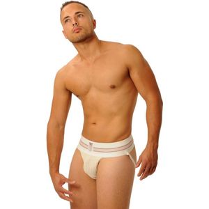 klassieke jockstrap wit maat S (28-30) Heren Ondergoed (erotisch)