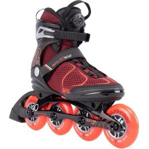 K2 Alexis 90 BOA Dames Inline Skate (Burgandy / Oranje) 09.5 / 40.5