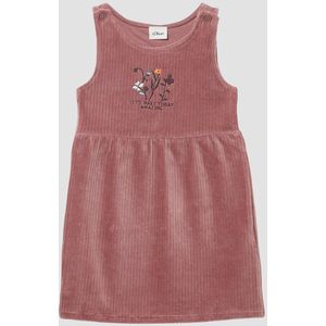 Jurk - Corduroy - Met Borduursel - Verstelbare Bandjes - Zachte Katoenmix