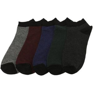 Trendyol Veelkleurige 5-Pack Katoenen Laarsjes Met Korte Enkelsokken Met Inzetstukken Tmnss22Co00005