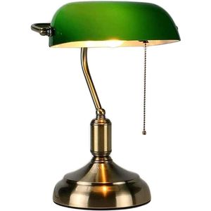Lexium Bankierslamp - Notarislamp - Notarislamp groen - Bureaulamp groen - Bankierslamp groen - Notarislamp bankierslamp