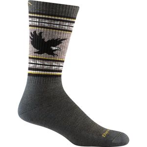 Darn Tough Hike Men - #1980 VanGrizzle - Boot Sock - Midweight - Cushion - Forest - 46-49.5