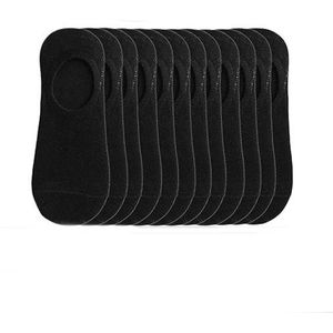 Korte Sokken - 12 Paar - Superzacht, Ademend & Naadloos - Polyester - Ultiem Comfort - Dames & Heren - Unisex - Lage sokken - Maat 33-43 - Zwart